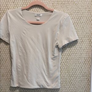 Aritzia Soft Cream Short Sleeve Tee